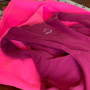BEYOND YOGA Plum Razor Back Tank Top Size Medium